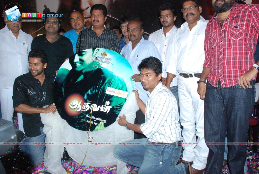 Aadhavan Audio Launch Event hd photo